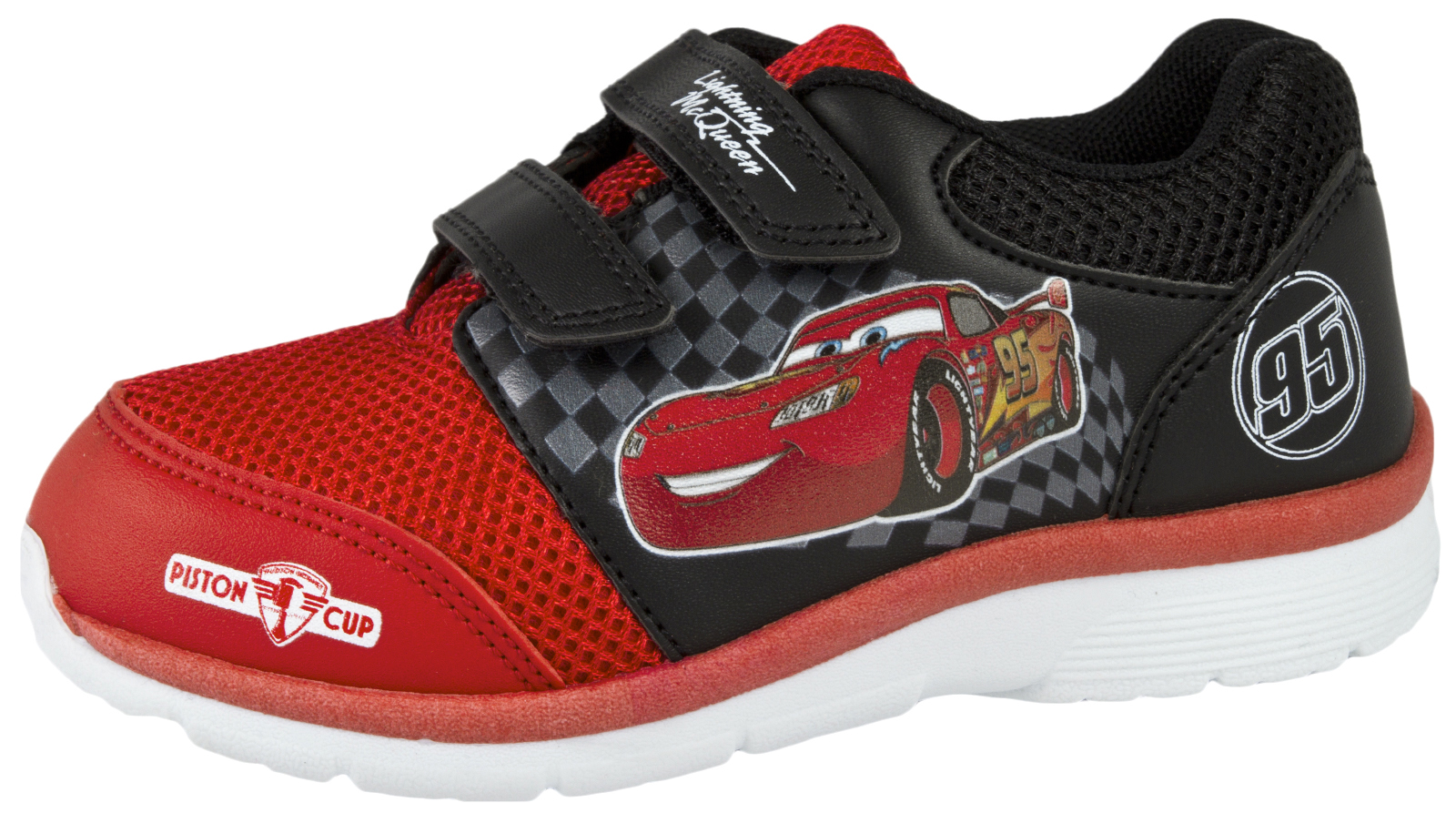 Boys Cars Lightning McQueen Skate Trainers Casual Character Sports